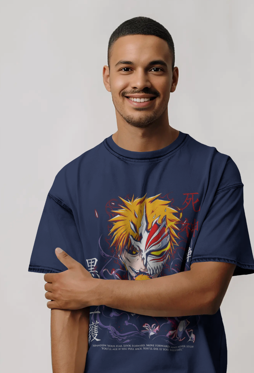 Bleach Unisex Oversized T-Shirt- Ichigo Kurosaki Edition