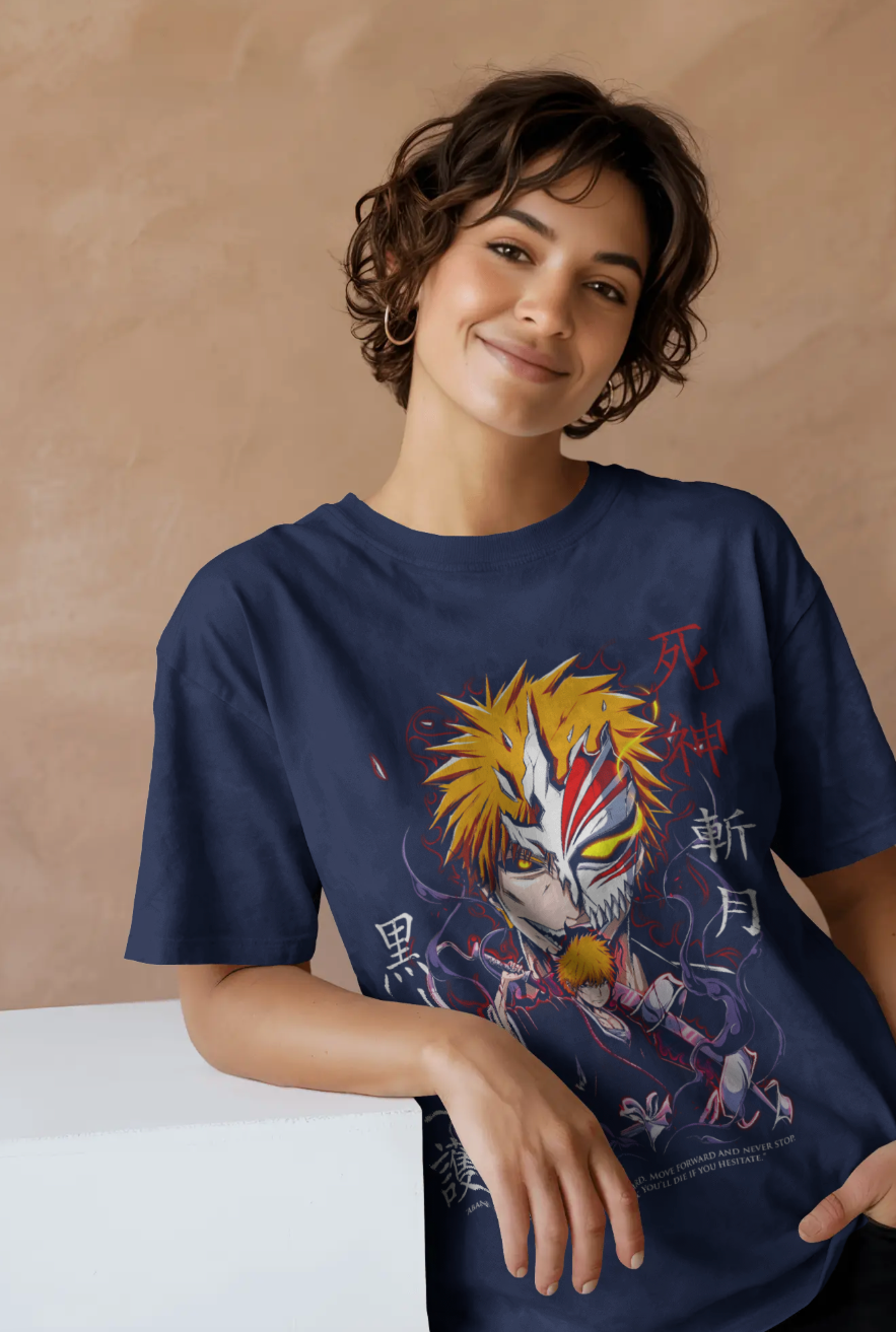Bleach Unisex Oversized T-Shirt- Ichigo Kurosaki Edition