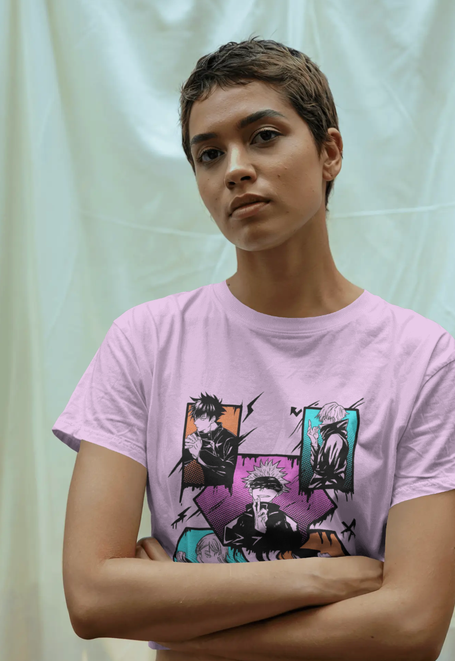 Jujutsu Kaisen Cropped Baby Tee – Gen Z Edition