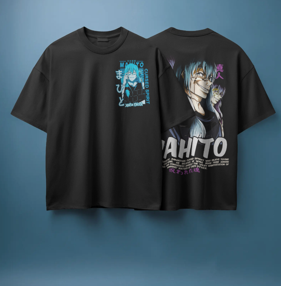Jujutsu Kaisen (Mahito)- Unisex Oversized Tee